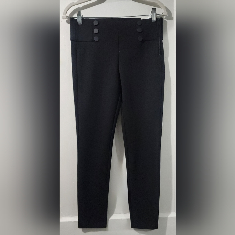 🌷Zara Black Skinny Button-Accent Pants🌷 size:M